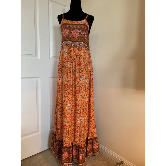 Boho Floral Ruffle Hem Cami Dress - Picture 10 of 10